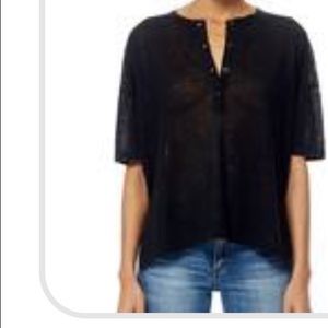 360 Cashmere linen short sleeve shirt